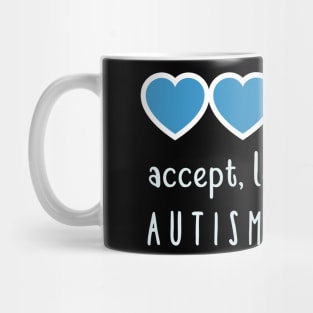 Autism Awareness hearts Mug